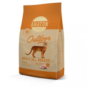 ARATON OUTDOOR - ZA ODRASLE ZUNANJE MAČKE - PERUTNINA 1,5kg