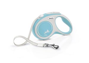 flexi Povodec za pse New Comfort XS do 12 kg Trak 3 m Svetlomodra
