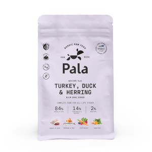 PALA DEHIDRIRANA SUROVA HRANA ZA PSE VSEH STAROSTI - PURAN, RACA, SLANIK 100g