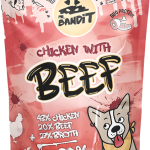 Mr. Bandit Dog mokra hrana v vrečki piščanec z govedino 380 g