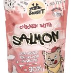 Mr. Bandit Dog mokra hrana v vrečki piščanec z lososom 180 g