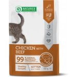 Nature's Protection Kitten - Za mlade mačke - Perutnina & Govedina 100g