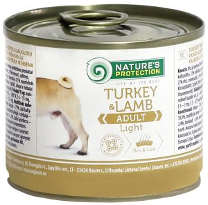 Nature's Protection Light - Za uravnavanje telesne teže - Puran & Jagnjetina 200 g