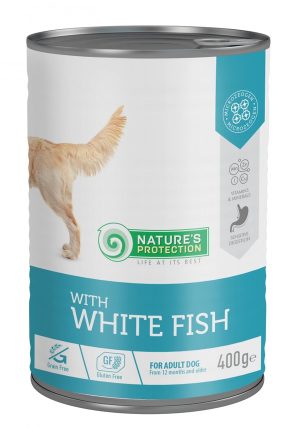 Nature's Protection Sensitive Digestion - Za občutljive pse - Bela riba 400 g