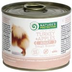 Nature's Protection Small Breeds - Mokra hrana za pse manjših pasem - Puran & Jabolko 200g