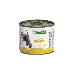 Nature's protection Small Breeds Veal & Duck - Mokra hrana za odrasle pse majhnih pasem - Teletina & Raca 400g