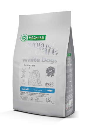 Nature's Protection Superior Care – Za odrasle bele pse malih pasem - Slanik 10 kg