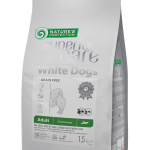 Nature's Protection Superior Care White Dogs – Za odrasle bele pse malih pasem – Insekti 1,5 kg