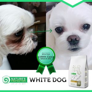 Nature's Protection Superior Care White Dogs – Za mlade bele pse vseh pasem – Losos 1,5 kg - Slika 2