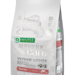 Nature's Protection Superior Care White Dogs – Za bele mladiče in doječe samice – Losos 10 kg