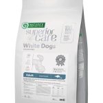 Nature's Protection Superior Care White Dogs – Za odrasle bele pse večjih pasem – Bela riba 10 kg