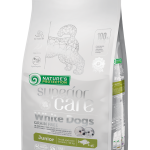 Nature's Protection Superior Care White Dogs – Za mlade bele pse malih pasem – Bela riba 1,5 kg