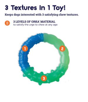 Petstages Orka Grow-With-Me - Žvečljiva igrača za psa 12 cm - Slika 2