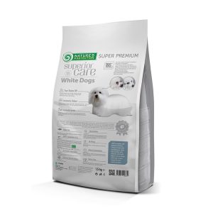 Nature's Protection Superior Care White Dogs – Za odrasle bele pse malih pasem – Bela riba 1,5 kg - Slika 2