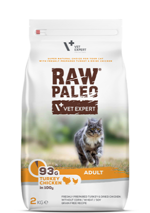Raw Paleo Adult Cat briketi 2 KG