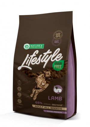 Nature's Protection Lifestyle - Za odrasle pse vseh pasem - Jagnjetina 10 kg