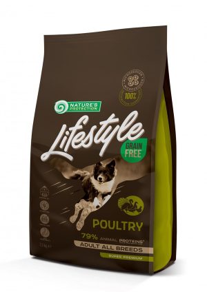 Nature's Protection Lifestyle - Za odrasle pse vseh pasem - Perutnina 1,5 kg