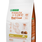 Nature's Protection Superior Care Red Coat – Za odrasle pse malih pasem z rdečo dlako – Losos 1,5 kg