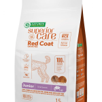 Nature's Protection Superior Care Red Coat Junior – Za mlade pse malih pasem z rdečo dlako – Losos 10 kg