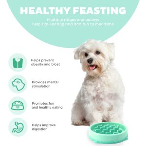 Outward Hound Fun Feeder Wawe - Posoda za počasno hranjenje S - Slika 4